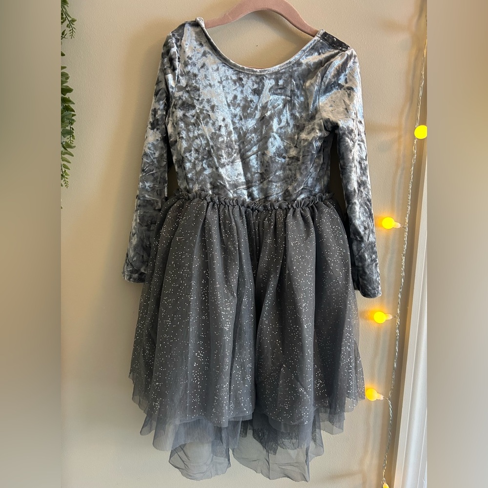 Cat & Jack Silver Girls Fancy Dress 4T